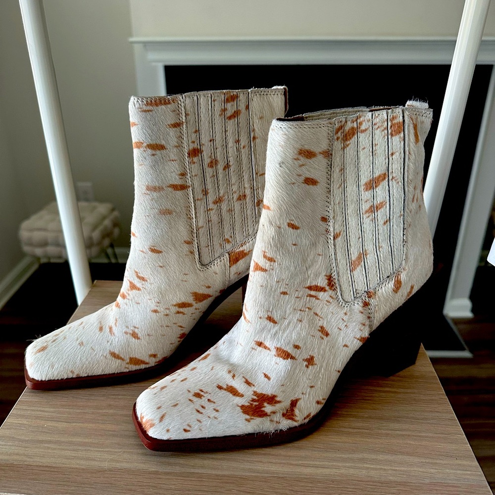 Sam Edelman Cowhide Boots - Like New